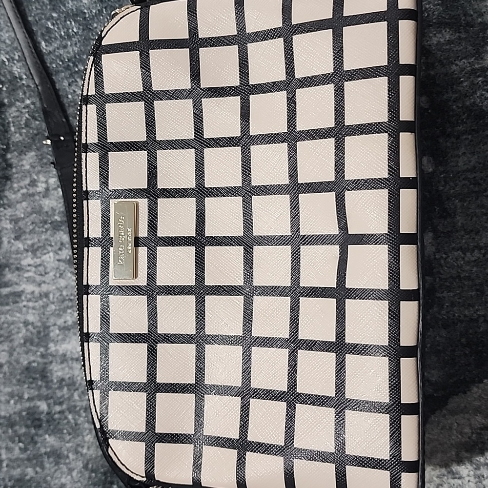 Kate Spade Black and Cream Crossbody Bag